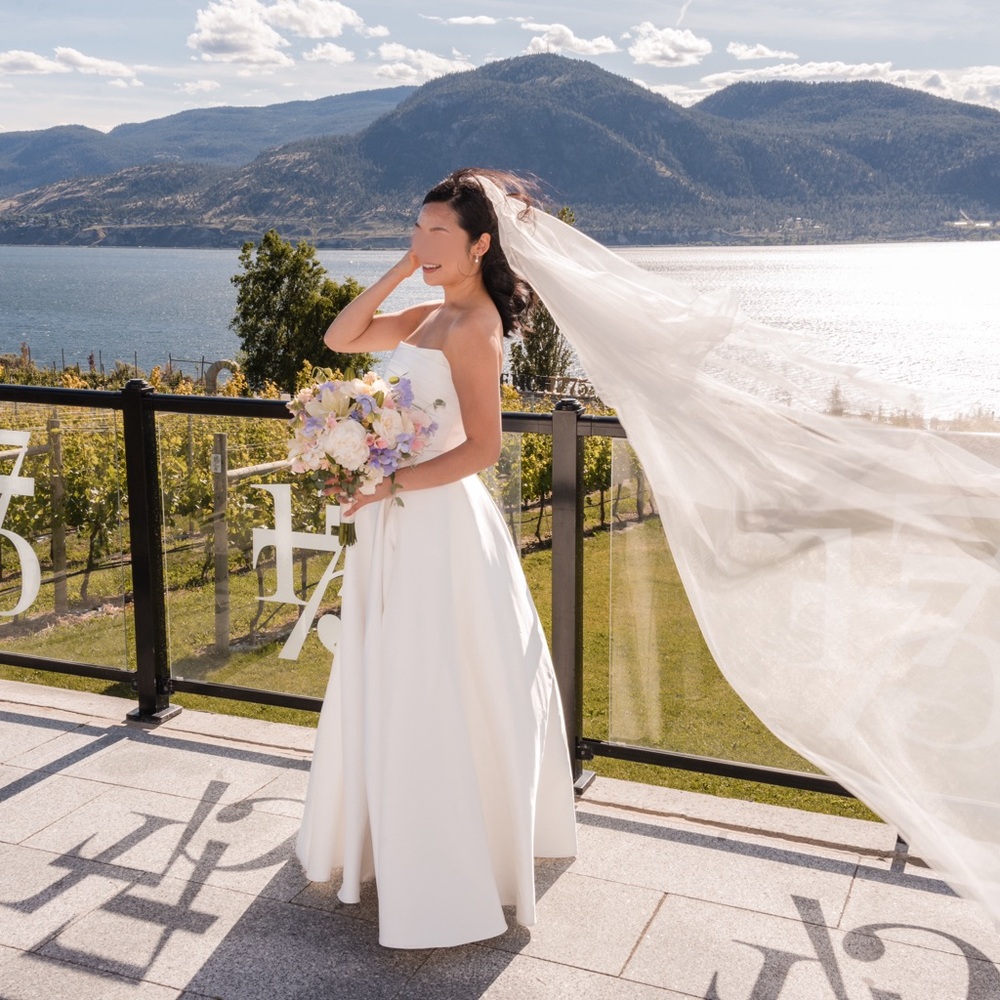 Sau Lee Heidi gown ivory size 4/6